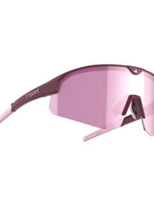 Športové slnečné okuliare Tripoint Lake Victoria Matt Burgundy Brown /w Pink Multi Cat.3