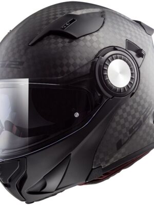 Výklopná prilba LS2 FF313 Vortex Solid Carbon - XXL (63-64)