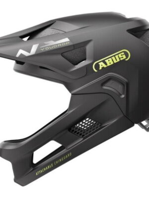 Detská cyklo prilba Abus YouDrop FF Velvet Black - S (48-55)