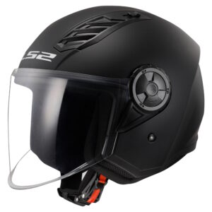 Moto prilba LS2 OF616 Airflow II Solid Matt Black 3XL (65-66)