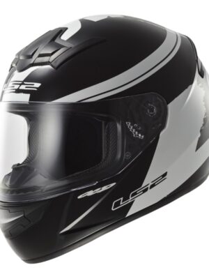 Moto prilba LS2 FF352 Rookie Fluo Black-White čierno-biela - XXL (63-64)
