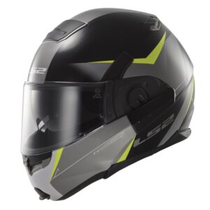 Výklopná moto prilba LS2 FF393 Convert Hawk čierno-žltá - XS (53-54)