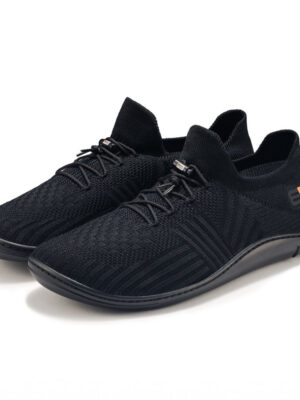 Pánske barefoot topánky Brubeck Merino black/black - 47