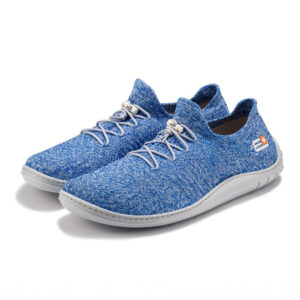 Pánske barefoot topánky Brubeck Merino light blue/grey - 47
