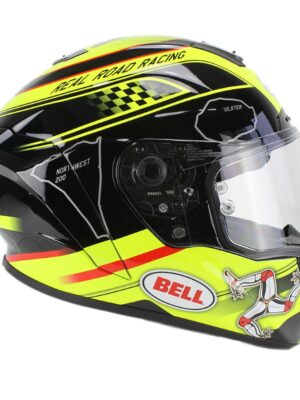 Moto helma BELL Star Isle Of Man black-yellow čierno-žltá - XL (61-62)