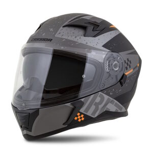 Moto prilba Cassida Integral 3.0 DRFT šedá matná/čierna/oranžová XS (53-54)