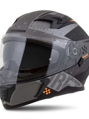 Moto prilba Cassida Integral 3.0 DRFT šedá matná/čierna/oranžová XS (53-54)