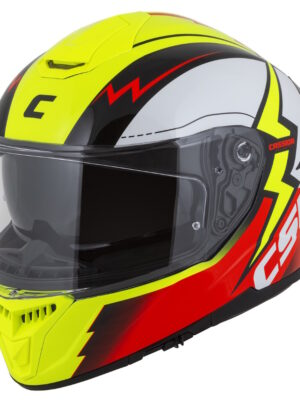Moto prilba Cassida Integral GT 2.1 Flash žltá fluo/červená fluo/čierna/biela 3XL (65-66)
