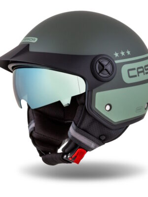 Moto prilba Cassida Handy Plus Chief zelená matná/tmavo zelená XXL (61)