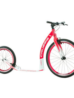 Kolobežka Crussis Cobra 4.2-5 ružovo-biela 26"/20"