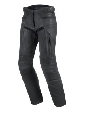 Dámske kožené moto nohavice Spark Virginia čierna - 4XL
