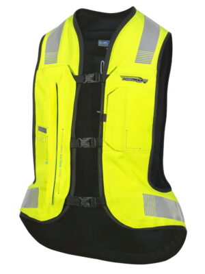 Airbagová vesta Helite e-Turtle HiVis HiVis žltá - XL