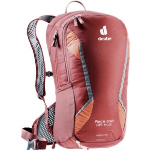 Cyklistický batoh Deuter Race EXP Air redwood-paprika
