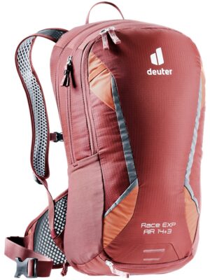 Cyklistický batoh Deuter Race EXP Air redwood-paprika