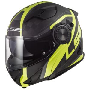 Výklopná prilba LS2 FF313 Vortex Carbon Hi Vis Yellow - XXL (63-64)