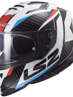Moto prilba LS2 FF800 Storm II Racer Red Blue 3XL (65-66)