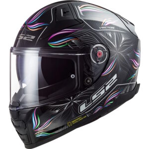 Moto prilba LS2 FF811 Vector II Tropical Black White 3XL (65-66)