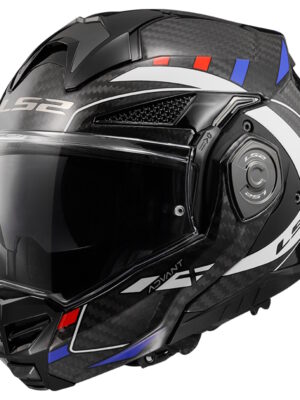 Výklopná moto prilba LS2 FF901 Advant X C Future Gl White Blue P/J 3XL (65-66)