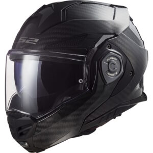 Výklopná moto prilba LS2 FF901 Advant X Solid Carbon P/J 3XL (65-66)