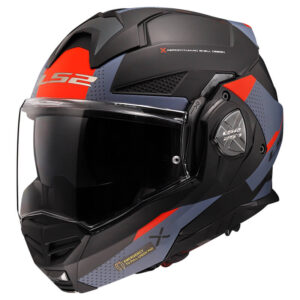 Výklopná moto prilba LS2 FF901 Advant X Oblivion Matt Black Blue P/J 3XL (65-66)
