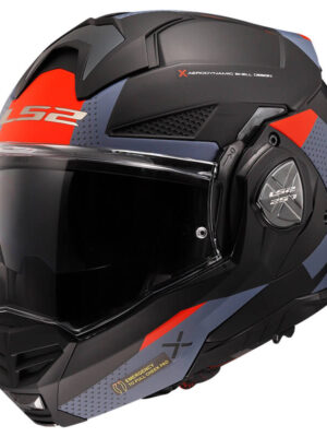 Výklopná moto prilba LS2 FF901 Advant X Oblivion Matt Black Blue P/J 3XL (65-66)
