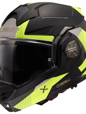 Výklopná moto prilba LS2 FF901 Advant X Oblivion Matt Black H-V P/J 3XL (65-66)