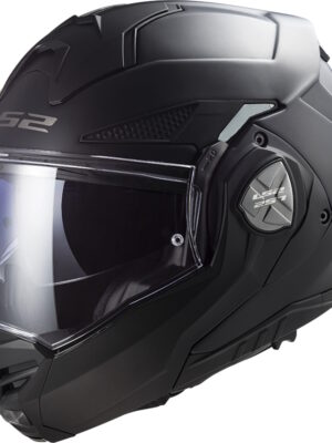 Výklopná moto prilba LS2 FF901 Advant X Solid Matt Black P/J 3XL (65-66)