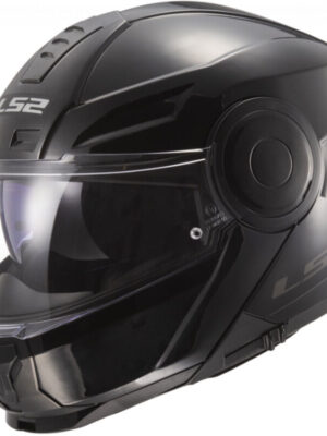 Výklopná moto prilba LS2 FF902 Scope Solid Gloss Black - XS (53-54)