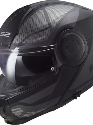 Výklopná moto prilba LS2 FF902 Scope Axis Black Titanium - XS (53-54)