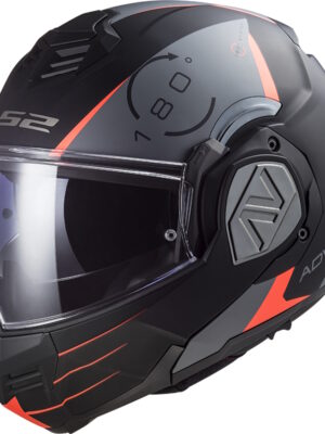 Výklopná moto prilba LS2 FF906 Advant Codex Matt Black Titanium P/J 3XL (65-66)
