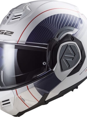 Výklopná moto prilba LS2 FF906 Advant Cooper White Blue P/J 3XL (65-66)