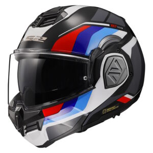 Preklápacia moto prilba LS2 FF906 Advant Sport Gloss Black Blue Red P/J 3XL (65-66)