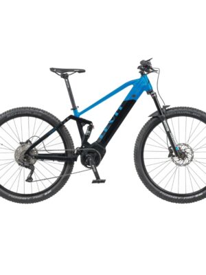 Celoodpružený horský elektrobicykel Levit Kingit BF Overstep 630 29" - model 2024 Blue black pearl - L (18