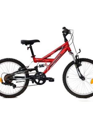 Detský bicykel Reactor Flash 20" 9.0 tmavo červená-čierna - XS (15"