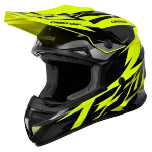 Motokrosová prilba Cassida Cross Cup Two žltá fluo/čierna/šedá - XS (53-54)