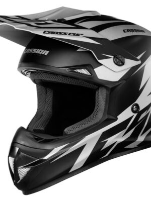Motokrosová prilba Cassida Cross Cup Two šedá matná/čierna - XL (61-62)