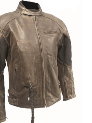 Airbagová bunda Helite Roadster Vintage hnedá - 6XL