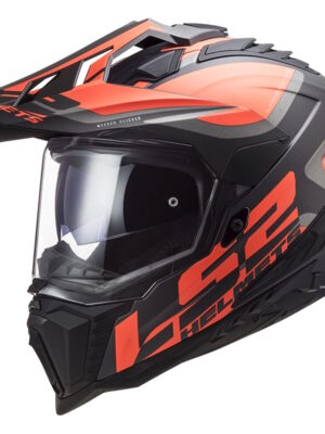 Enduro helma LS2 MX701 Explorer Alter Matt Black Fluo Orange - XXL (63-64)