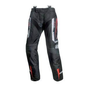 Pánske textilné moto nohavice Spark Mizzen červeno-čierna - 6XL