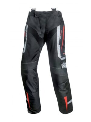 Pánske textilné moto nohavice Spark Mizzen červeno-čierna - 6XL
