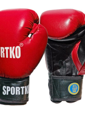 Boxerské rukavice SportKO PK1 červená - 12oz