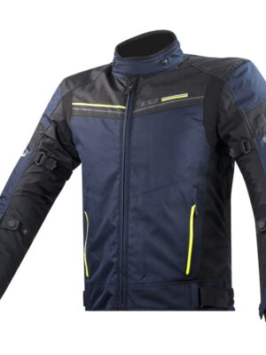 Pánska moto bunda LS2 Shadow Man Blue Black modro-čierna - 4XL