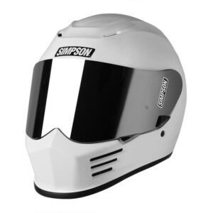 Moto prilba Simpson Speed biela XXL (63-64)