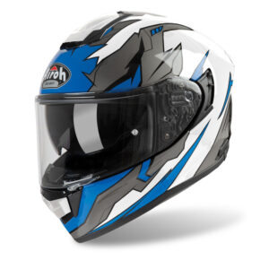 Moto prilba Airoh ST 501 Bionic biela/modrá XL (61-62)