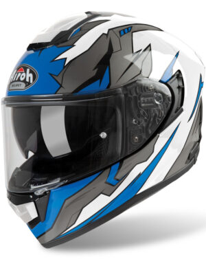 Moto prilba Airoh ST 501 Bionic biela/modrá XL (61-62)