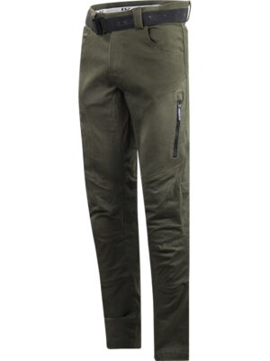 Pánske moto nohavice LS2 Straight Olive Green olivovo zelená - XXL