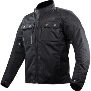 Pánska moto bunda LS2 Vesta Man Black čierna - 4XL
