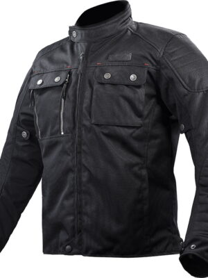 Pánska moto bunda LS2 Vesta Man Black čierna - 4XL
