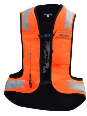 Airbagová vesta Helite Turtle 2 HiVis oranžová - L