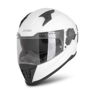 Cestovná prilba W-TEC Burgosa biela lesk - XXL (63-64)